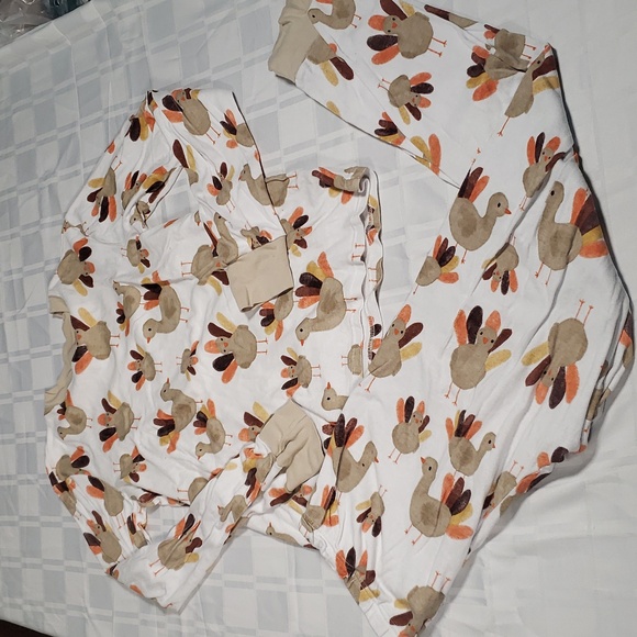 🦃CARTERS ADULT HOLIDAY (THANKSGIVING) PAJAMAS MEDIUM 🦃 - Picture 2 of 5